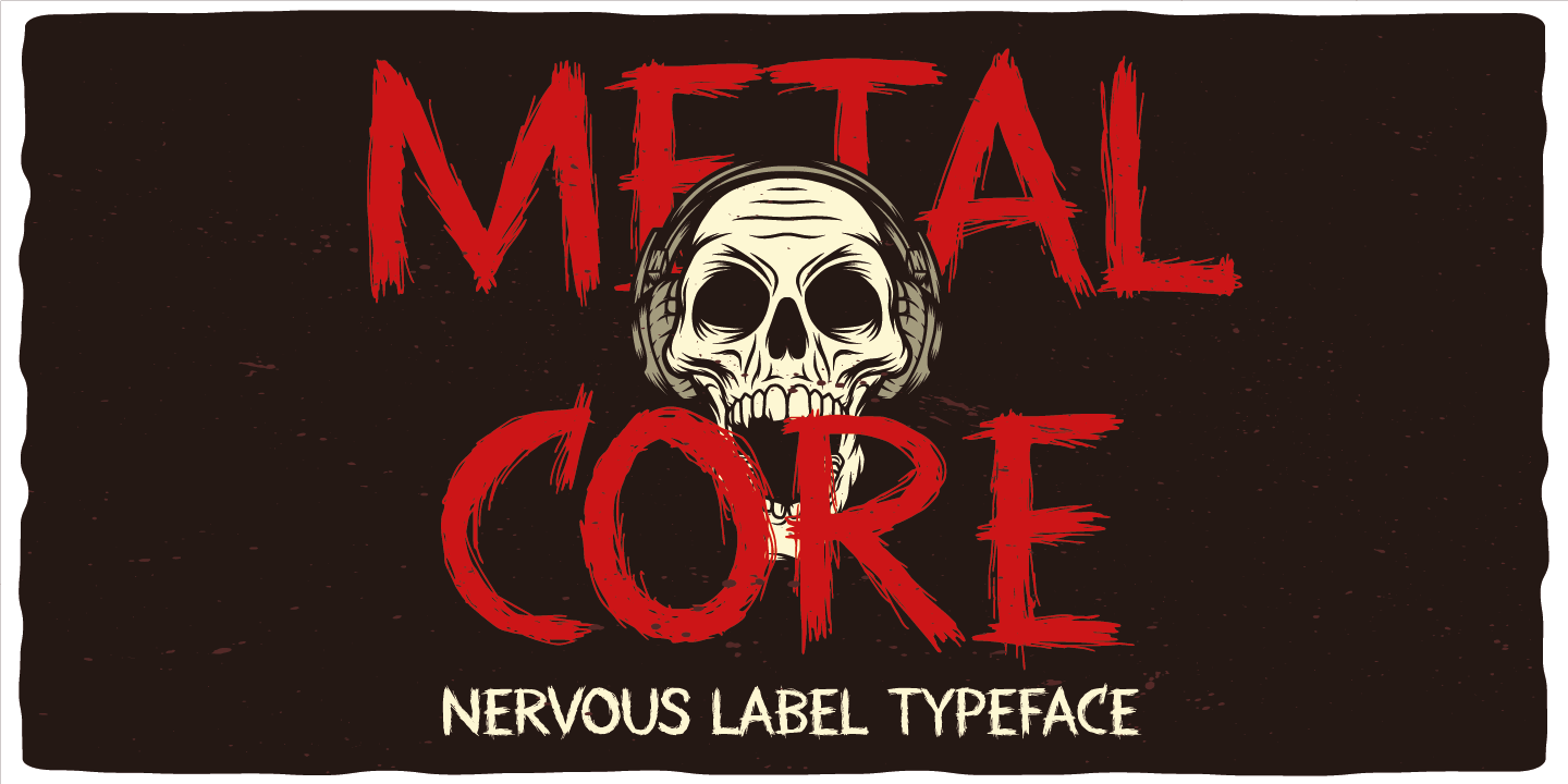 Шрифт Metal Core